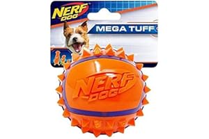 Nerf Dog VP6681E TPR Spike Ball, 9 cm, niebieski/pomarańczowy