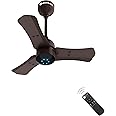 atomberg Renesa+ 600mm BLDC Ceiling Fan with Remote Control | BEE 5 star Rated Energy Efficient Ceiling Fan | High Air Delivery with LED Indicators | 3 Year Warranty (Earth Brown)