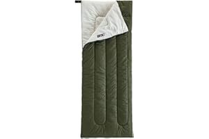 Naturehike sobre Saco de Dormir de Fibra de Algodón Hueco 3 Estaciones Saco de Dormir Rectangular para Acampar al Aire Libre Saco de Dormir de Algodón Portátil Ultraligero único