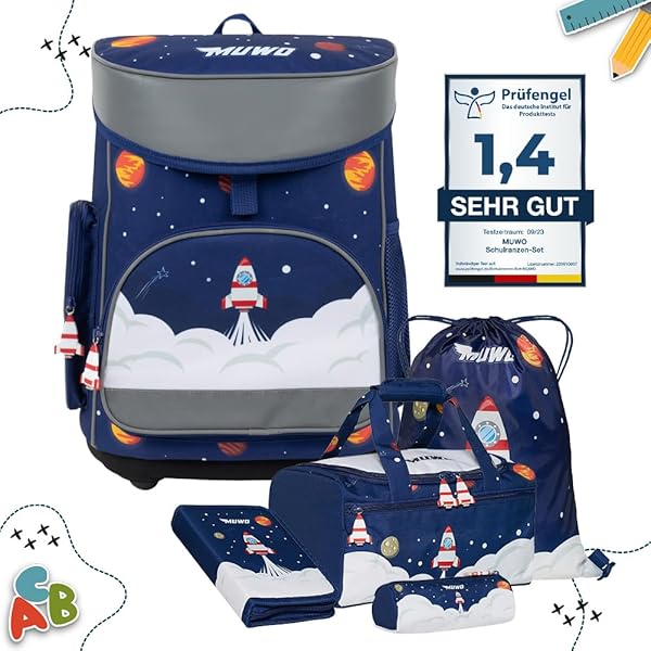 Schoolrugzak Voor Meisjes - Zippy Vanaf De 1e Klas - Basisschooltas Met Borstband Ergonomische Rugzak Schoolrugzak Voor Meisjes - Zippy Vanaf De 1e Klas - Basisschooltas Met Borstband Ergonomische Rugzak
