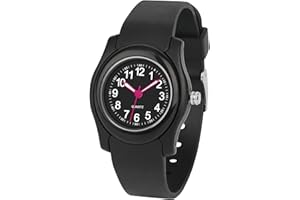 TENOCK Reloj para NiñOs NiñOs NiñAs Aprender La Hora 50m Impermeable Reloj para NiñOs FáCil De Leer 4-12 AñOs Gran Regalo De CumpleañOs para NiñOs