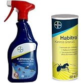 Bayer K-Othrine Al 500 + Habitro Karınca Gran&uuml;l&uuml; Ilacı 80 Gr.