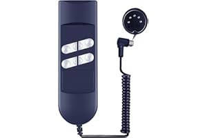 TRUCKON Neue Universelle Handfernbedienung für elektrische Liegesessel mit Fromann Okin 4 6-Tasten-5-Pin-Anschluss für Liegesessel mit Aufstehhilfe oder elektrische Liegesessel – 250 cm