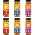 KEPPS Chickpea Pop Variety (Pack of 6) Snack, Gluten Free, Rich in Fiber and Protein, Never Fried, Low Calorie, Delicious Munchies, For All Age (110 Gm X 6)