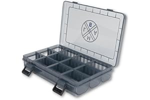 ‎LMAB LMAB Angelbox Tackle Box Standard, 3 Größen, Köderbox Angeln, Tacklebox, Angelboxen für Zubehör, Kleinteilebox Angeln, Aufbewahrungsbox Angeln