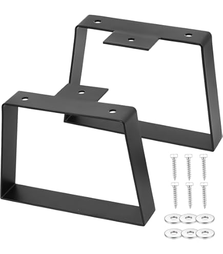 LONGZG 4 stuks 12 cm zwarte meubelpoten, metaal, doe-het-zelf meubelpoten, vervangende kastpoten, geschikt voor bankpoten, bedpoten, salontafelpoten, buffetpoten en andere poten
