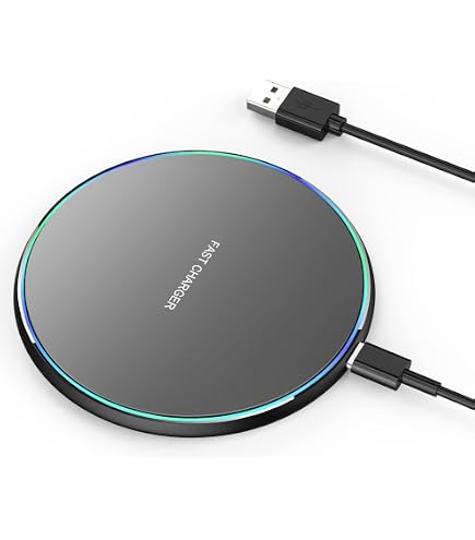 Chargeur Sans Fil Rapide 35W - Station Induction Compatible IPhone, Samsung, Xiaomi, Huawei, AirPods - Avec Câble USB-C - 5