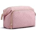 INOVERA Women's Vegan Leather Leaf Bi-fold Wallet - Rose Gold, Black, 12L X 9.5B X 3.8H Cm