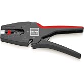 KNIPEX MultiStrip 10 Self Adjusting Wire Stripper 195mm 12 42 195 | Standard PVC insulation, 0.03-10mm&sup2;, with cable cutter