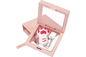 AdrreyuFny Pen Drive 64GB, Memoria USB 2.0 Pendrive con Cajade de Regalo, Mini USB Flash Drive Lindo Garra de Gato Diseño Memoria Stick Bonito Regalo Romántico - Blanco