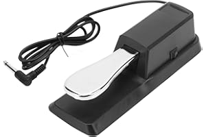 GZD Pédale de Clavier, Pédale de Sustain Polissage Pedale Piano Universel Pédale pour Piano Électrique pour Synthétiseur de Clavier MIDI