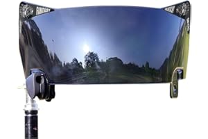 GIKYTEC Fußballvisier – Fußballhelm-Visier, beschlagfrei, kratzfest, verwendet für Riddell-Helme, Fußballhelm, Augenschutz für Jugendliche und Erwachsene