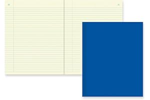 NATIONAL 43581 Chemistry Notebook, Blue Cover, Narrow Ruled, 11" x 8.5", 60 Sheets, (43571)