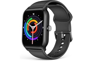 EGQINR Smart Watches with Bluetooth Call, Activity Fitness Tracker Alexa Built-in 1.8" HD Touch Screen with Heart Rate, Blood Oxygen, Sleep, Smartwatches for Men Women Compatible with iPhone Android