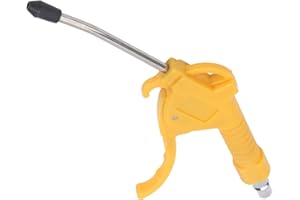 YWBL-WH Pneumatic Dust Blower Gun Air Blow Tool With Rubber Protection Nozzle For Air Compressor Accessories Yellow