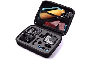 TEKCAM Tragetasche für Actionkamera, schützende Aufbewahrungstasche, kompatibel mit GoPro Hero 13, 12, 11, 10, 9, 8, 7, Akaso EK7000, Brave 4, Brave 7 LE, Brave 8, Apeman, Apexcam, Dragon Touch