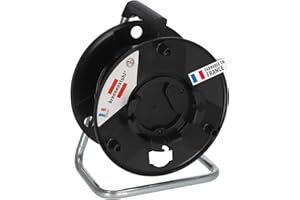 Brennenstuhl Enrouleur de câble universel, livré sans câble, Fabrication Française