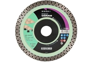 Sidamo - Disque diamant PRO CÉRAM D. 125 x 22,23 x H 10 mm Grès céram/dalle - 11130028 - Sidamo
