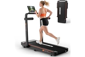 Decorcn Treadmills for Home, 2.5HP Folding Treadmill with 14KM/H, 135KG Capacity, Under Desk Treadmill with Bluetooth Speakers, Remote Control, Walking Pad & Running Machines for Home Office Fitness