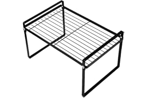 FOCCTS Organizer do szafki kuchennej, regał do przechowywania, metalowy blat kuchenny i szafka do przechowywania, regał na przyprawy, do kuchni, łazienki, szafki, spiżarni, do przechowywania