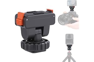 UTEBIT Cold Shoe Action kamera magnetisk snabbyte adapterhållare med DJI Osmo Action 5 Pro, stativhållare adapterhållare med