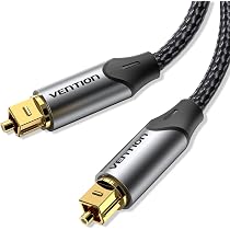 Câble Audio Optique Toslink 3m - Connecteurs Plaqués Or | Pour TV, Barre De Son, PS4, Xbox