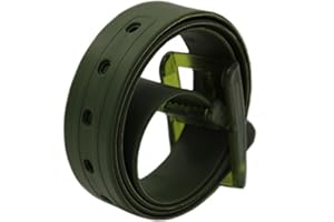 MEISHINE® Cintura in silicone unisex Cintura di moda Fibbia in plastica