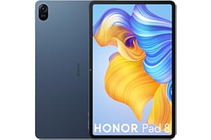 HONOR Pad 8 Tablet 6 GB 128 GB, Display 12 pollici 2 K Full View, 8 Altoparlanti, 7250 mAh 22.5 W Fast Charge Mini PC, Snapdragon 680 Android 12 con servizio Google Tablet WiFi, Blu