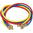 Digital Craft R22 Refrigerant Gas Charging Hose (Multicolour, Set of 3 Pieces)