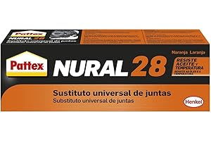 Pattex Nural 28 Sustituto universal de juntas, sellador de juntas para automoción e industria, silicona selladora pra juntas de culata, cajas de cambio y más, 1 x 75 ml