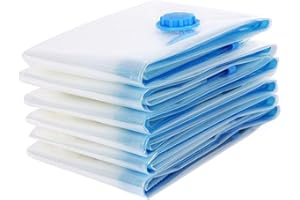 Em Home Kit de 6 Bolsas de vacío hasta 75% ahorro de espacio (50x60cm)