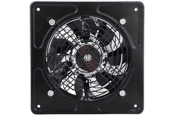 Ventilateur d'Extraction 6 Pouce Extracteur d'Air Ventilation Murale Silent Salle de Bain Garage Cuisine 40W 220 V Ventilo 1100m³ / H Débit d'Air et 50 ~ 60 dBA