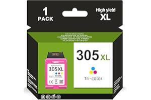 ColoWorld 305 wkładów do drukarek, 305 XL, kolor regenerowany, do drukarek HP 305 XL, kompatybilne z drukarkami HP Envy 6000 6020e 6032e DeskJet Plus 4110e 4120e 4100 DeskJet 2720e 2700 2720 Envy Pro