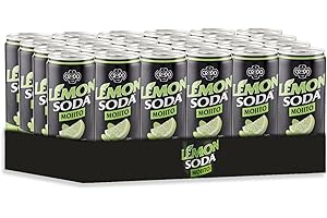 CAIYA 24X - Lemonsoda Mojito l'Originale - 33 cl 330ml [Confezione da 24] - Lemon Soda (New Packaging)