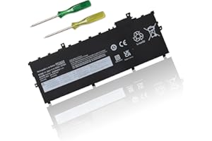 OPAHUTER 01AV430 Laptop Battery Replacement for Lenovo ThinkPad X1 Carbon 5th Gen 2017 6th Gen 2018 Series SB10K97587 01AV431 SB10K97588 01AV494 SB10K97586 01AV429 SB10K97586 11.52V 57Wh 3-Cell