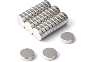 BTLIN Small Neodymium Magnet Disc, Strong Mini Round Magnets for Fridge, Office, Whiteboard, Noticeboard Crafts, 8mm x 2mm (60 PCS)