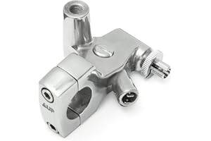 Viviance 25mm 1 inch motorcycle clutch lever bracket compatible with Harley Honda Shadow 600 VT750 - Silver