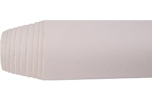 Surriba Cuero para Manualidades, Polipiel Asiento Moto Cabeceros Sofás Cuadros Scrapbook 50 * 120cm Blanco
