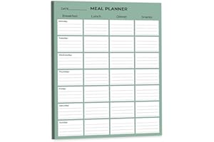 MantraRaj Magnetic Weekly Meal Planner Pad Days of The Week 52 Sheets, Scheduler, Task Notes and to Do Lists Complete Plan Weekly Menu Food for Weight Loss, Dinner List for Family For Home And Office