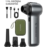 Minesk G150 Turbo Jet Fan Hava &Uuml;fleyici - 【Turbo Modda 150 Gram Hava Basıncı】- &Ccedil;ok Ama&ccedil;lı Kullanım (Klavye, Ev, Araba Temizli