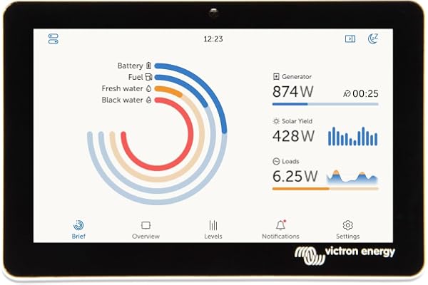 Victron Energy GX Touch 70, Fjärrstyrd Displayskärm (Vattentät)