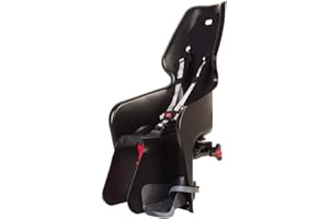 B BELLELLI Lotus - Asiento Posterior de Bicicleta - para niños de hasta 22 kg, de 3 a 8 años - Se Fija al Portaequipaje