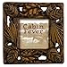 Produktbild Grasslands Road Cabin Fever Bilderrahmen, in Geschenkbox Hütte 3 by 3-Inch Black, Brown, Saddle Brown, Sienna, Peru, Chocolate, Dark Goldenrod, Sandy Brown, Burly Wood