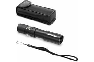 FANGZIN Uniprodo Monocular para Observar Aves Minitelescopio Uni_MONOCULAR_01 (10-30x, Campo de visión 1 km: 61 m, BK-7, Objetivo: Ø 25 mm)
