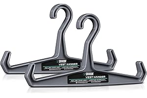 Savior Equipment Mehrzweck-Kleiderbügel, robust, 2 Stück, 68 kg Tragkraft, stoßfest, Kunststoff, für taktische Weste, Taucher, Militär, Polizei, Überlebensausrüstung, Aufhänger