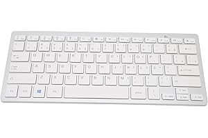 CCYLEZ Bezprzewodowe klawiatury 78 klawiszy do klawiatury arabskiej, niemieckiej, francuskiej, hiszpańskiej, portugalskiej, koreańskiej, włoskiej klawiatury (portugalskiej)