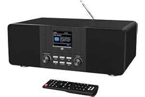 i-box Tempo, CD Player, Hifi System, Bluetooth Speakers, DAB Radio, FM Radio, AUX, Bass Stereo Speakers, CD Players for Home, LED Display Digital Clock