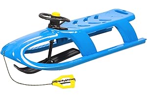 Prosperplast 2-osobowe Bullet Control sanki dziecięce z kierownicą, z tworzywa sztucznego, z możliwością kierowania