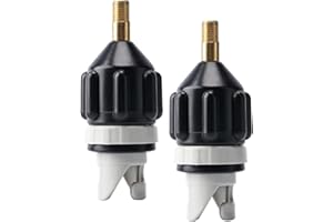 JUKOTA 2 pezzi di adattatori compressori, accessori pagaie stand up paddle, valvole pompe ad aria pagaie stand up paddle gonfiabili, adattatori valvole per motori per pagaie stand up paddle per kayak