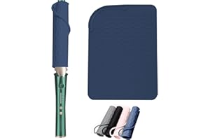 WUBAYI Heat Mat for Hair Straighteners,Silicone Heat Resistant Mat for Curling Iron, Flat Iron, Heat Protecting Mat for Hot Hair Styling Tools (Blue)